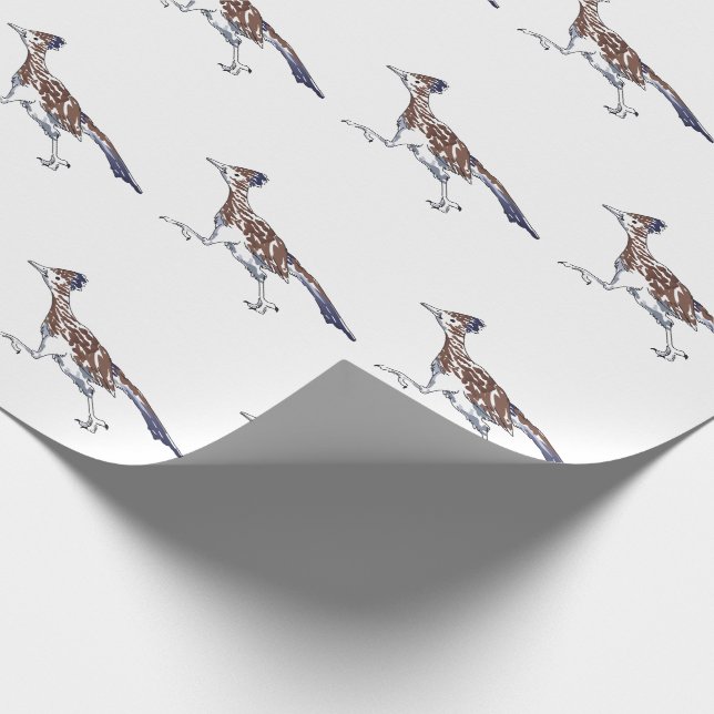 Roadrunner Wrapping Paper (Corner)