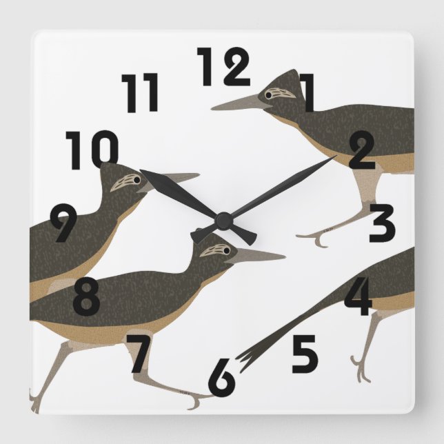 Roadrunners Wall Clock (Front)