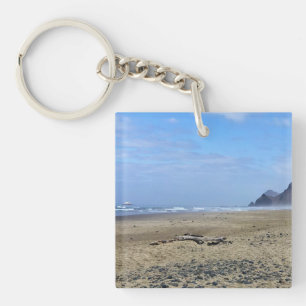 Roads End, Lincoln City, Oregon Key Ring