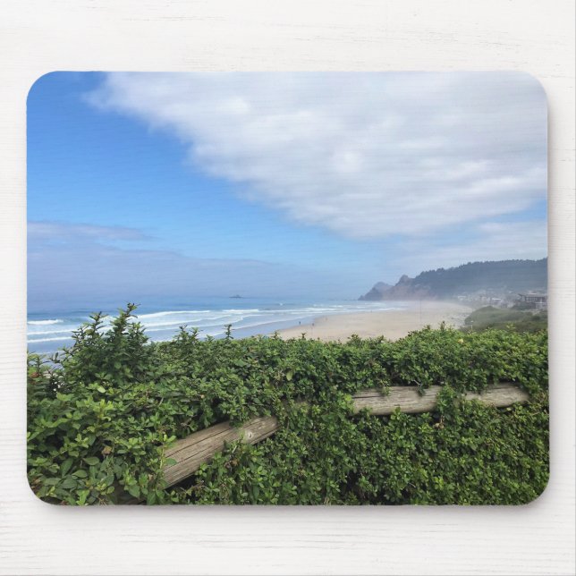 Roads End, Lincoln City, Oregon Mouse Mat (Front)