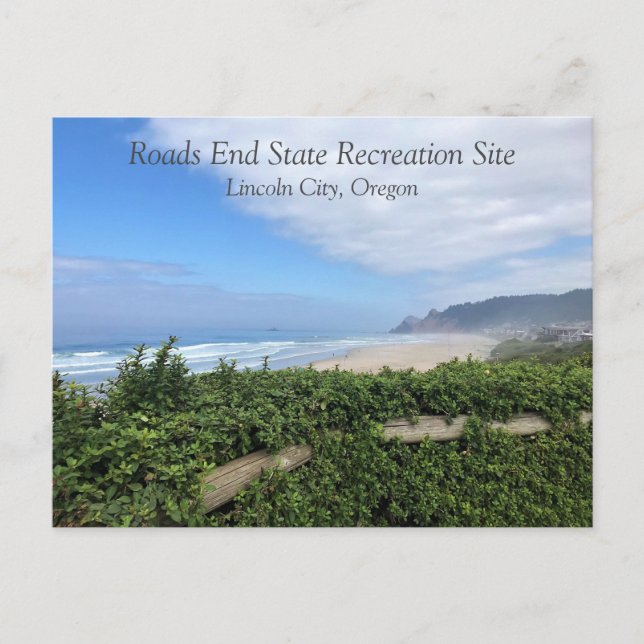 Roads End, Lincoln City, Oregon Postcard (Front)