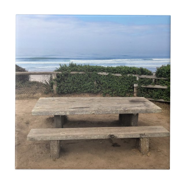 Roads End, Lincoln City, Oregon Tile (Front)