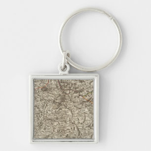 Roads of France Key Ring