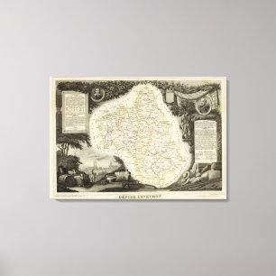 Roads, Towns, Cities Canvas Print