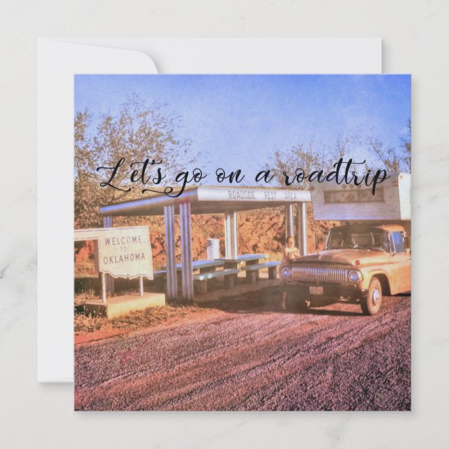 ROADSIDE REST AREA 5.25 x 5.25 card (Front)