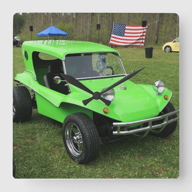  Roadster  Square Wall Clock (Front)