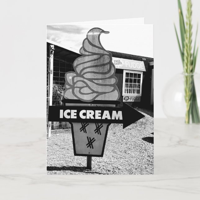 "Roadtripper's Ice Cream" Birthday Card (Front)