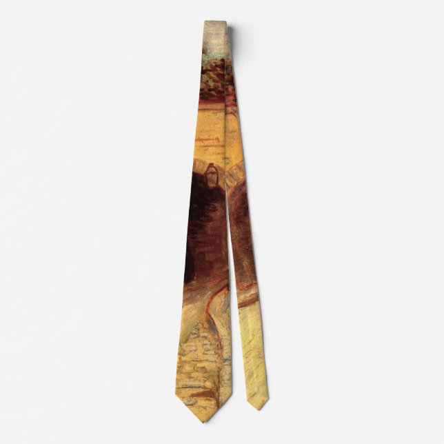 Roadway with Underpass Viaduct by Vincent van Gogh Tie (Front)