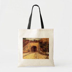Roadway with Underpass Viaduct by Vincent van Gogh Tote Bag