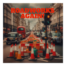 Roadworks in London