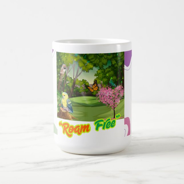 “Roam Free” Inspirational Mug – Adventure. (Center)