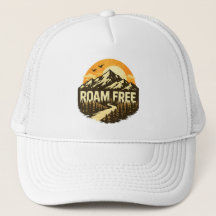 Roam Free Vintage Mountain Adventure Outdoor