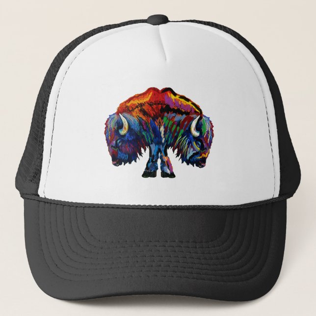 ROAM THE PLAINS TRUCKER HAT (Front)