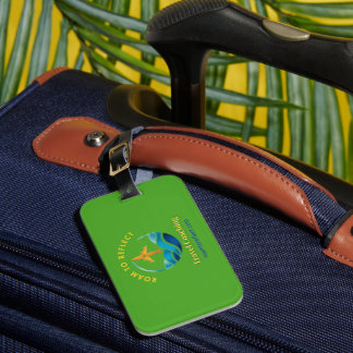 Roam to Reflect Green Luggage Tag