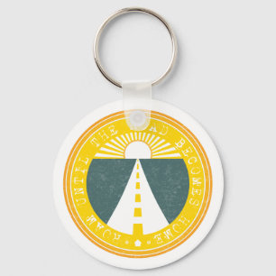 roam until the road becomes home key ring