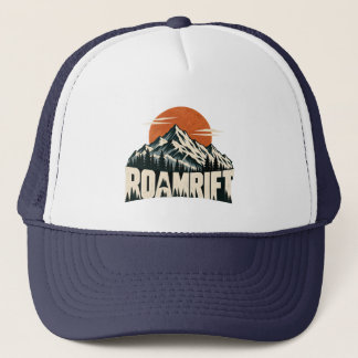 Roamrift Mountain Adventure Sunset Trucker Hat