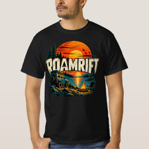 Roamrift Mountain Road Trip Adventure T-Shirt