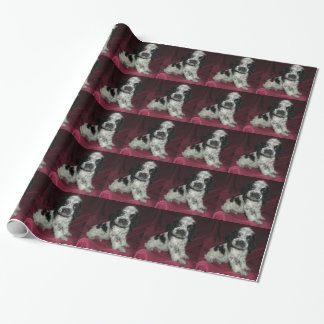 roan american cocker spaniel puppy, Apollo Wrapping Paper