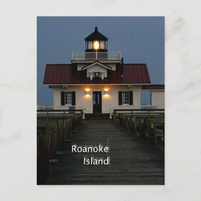 Roanoke Island Postcard (Front)
