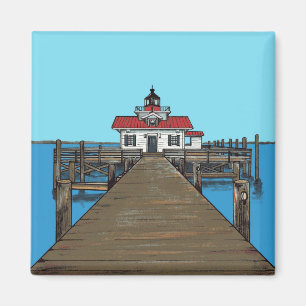 Roanoke Marshes Lighthouse- Magnet