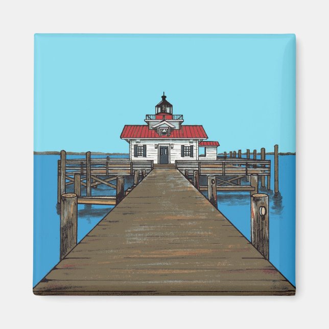 Roanoke Marshes Lighthouse- Magnet (Front)