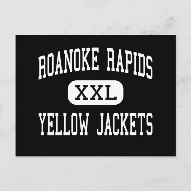 Roanoke Rapids - Yellow Jackets - Roanoke Rapids Postcard (Front)