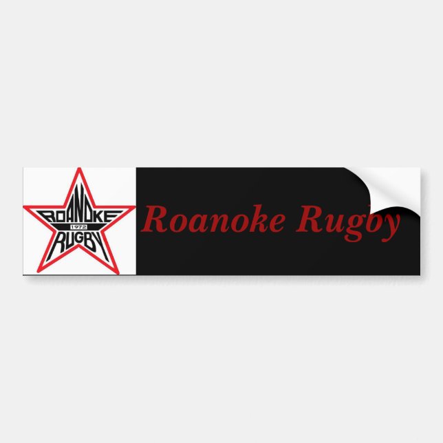 Roanoke Rugby Bumper Sticker (Front)