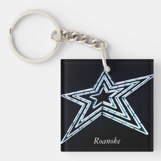 Roanoke Star Keychain (Front)