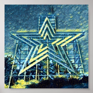 Roanoke Star Poster