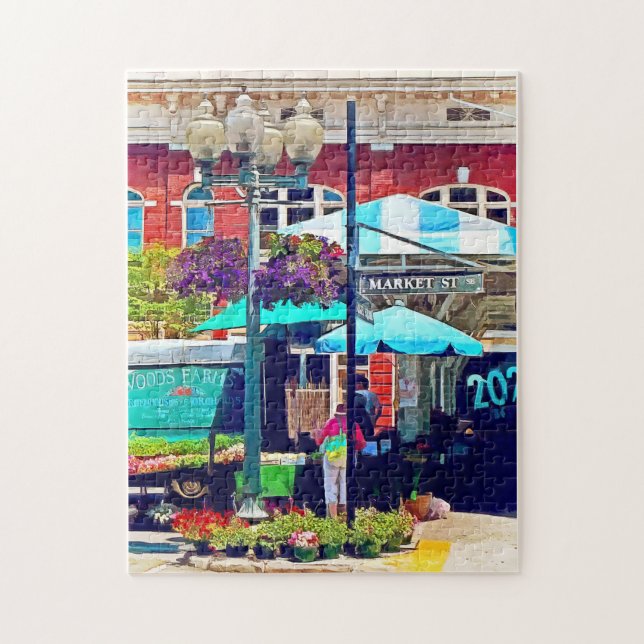 Roanoke Va - Market Street Jigsaw Puzzle (Vertical)