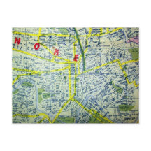 Roanoke, VA Vintage Map