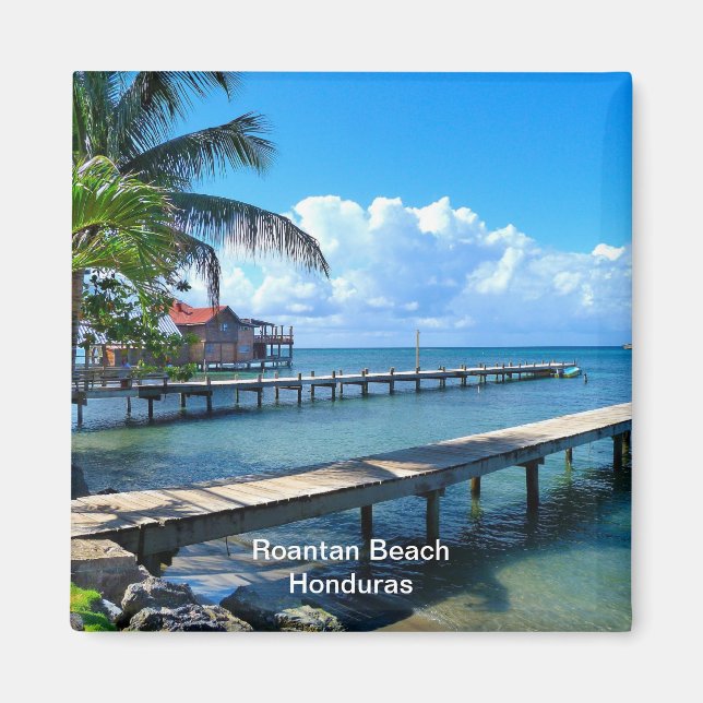 Roantan Beach, Honduras Magnet (Front)