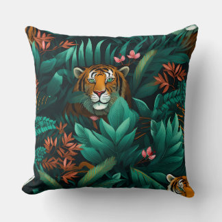 Roar & Explore Rainforest Botanical Cushion