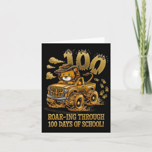 Roar-ing Through 100 Days Of School Card
