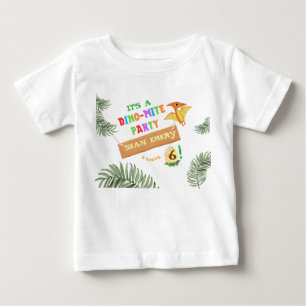 Roar into Colour: Stunning Dinosaur Baby T-Shirt