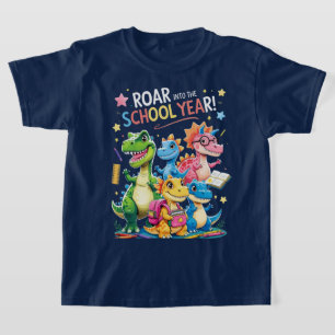 Roar into the School Year – Cute Dinosaur Back to  T-Shirt