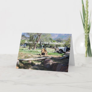 Roar - Is It Your Birthday? Happy Birthday Card