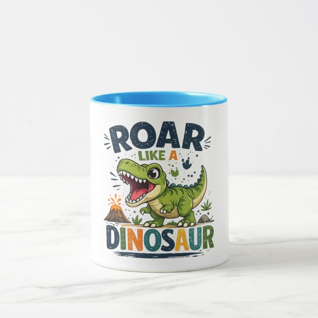 Roar Like a Dinosaur Mug (Center)