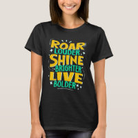 Roar Louder Shine Brighter, Motivational Modern