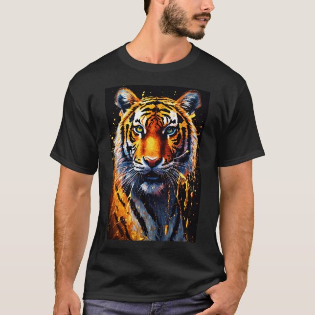 Roar Mode: On,Stay Wild, Stay Fierce T-Shirt (Front)