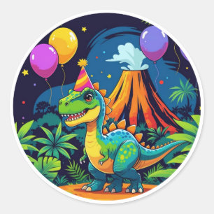 Roar Night Dino Sticker