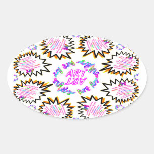 Roar Of Change Oval Sticker