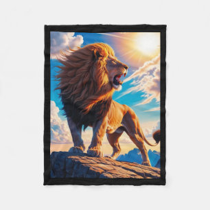 Roar Of Independence Liberty T Sticker Fleece Blanket