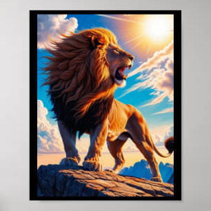 Roar Of Independence Liberty T Sticker  Poster