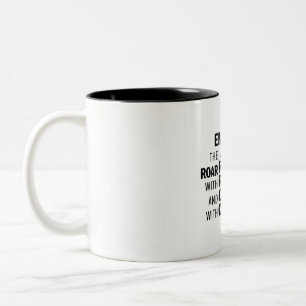 "Roar of Resilience Mug: Empowering Every Sip" Two-Tone Coffee Mug