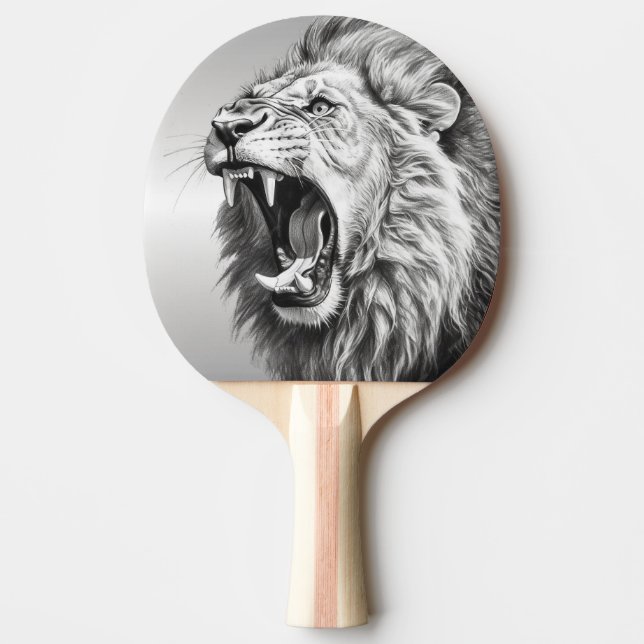 Roar of the Lion  Ping Pong Paddle (Front)