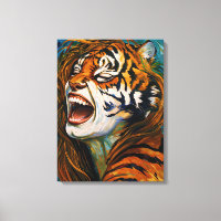 Roar of the Wild Heart – Colourful Tigress