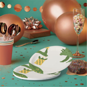 Roar Party Animals Birthday Paper Plate