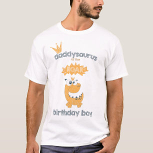 ROAR Personalised Dinosaur Birthday Dad T-Shirt
