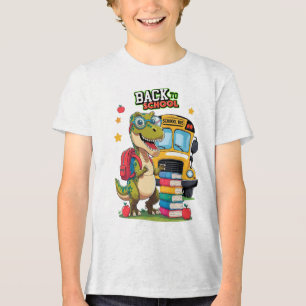 Roar-Ready for School – Dino Edition Tri-Blend Shirt